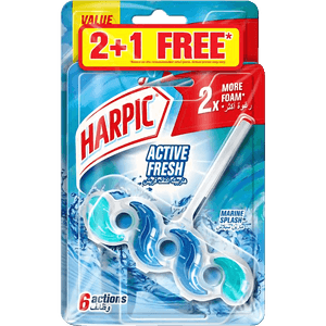Harpic Active Fresh Rim Toilet Cleaner 6 actions, with 2 times more foam