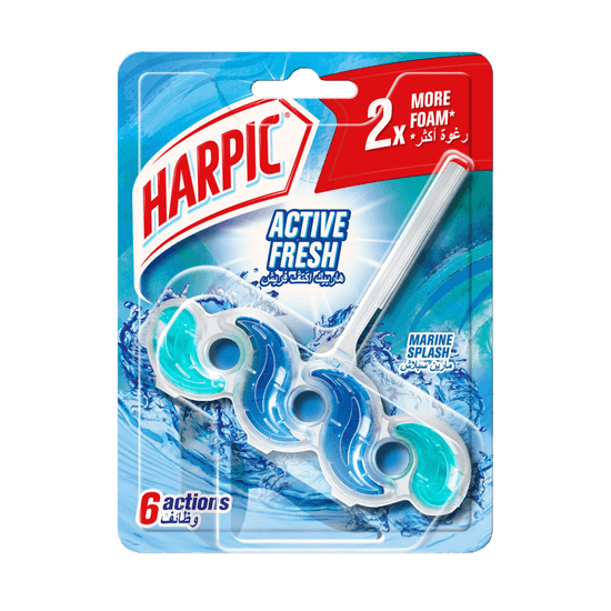 Harpic Active Fresh Rim Toilet Cleaner 6 actions, with 2 times more foam