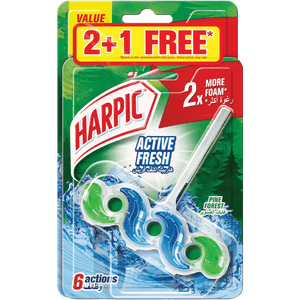 Harpic Active Fresh Rim Toilet Cleaner 6 actions, with 2 times more foam