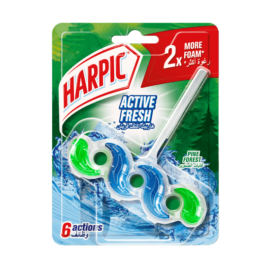 Harpic Active Fresh Rim Toilet Cleaner 6 actions, with 2 times more foam