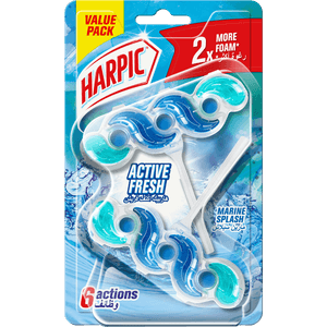 Harpic Active Fresh Rim Toilet Cleaner 6 actions, with 2 times more foam