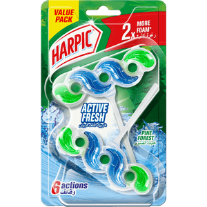 Harpic Active Fresh Rim Toilet Cleaner 6 actions, with 2 times more foam